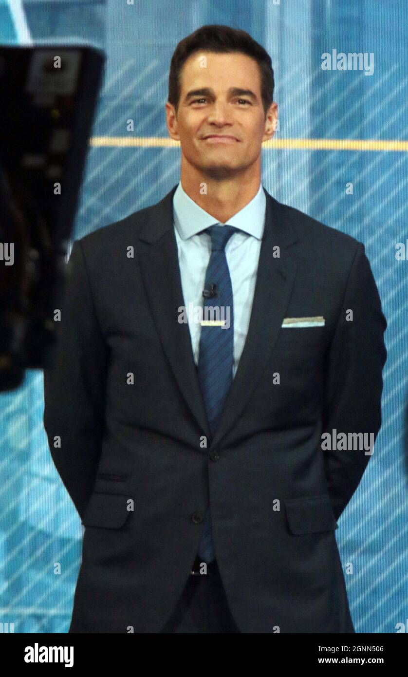 New York, NY, USA. 26th Sep, 2021. Rob Marciano on the set of Good