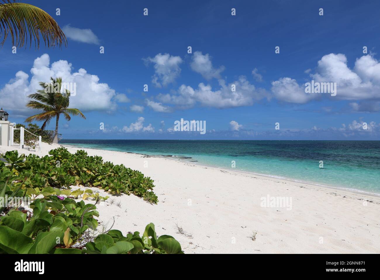 Turtle Cove Beach Providenciales Turks And Caicos Islands Stock Photo