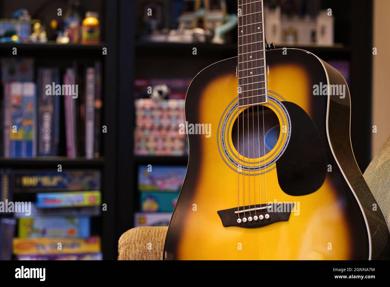 Guitar bookshelf sale