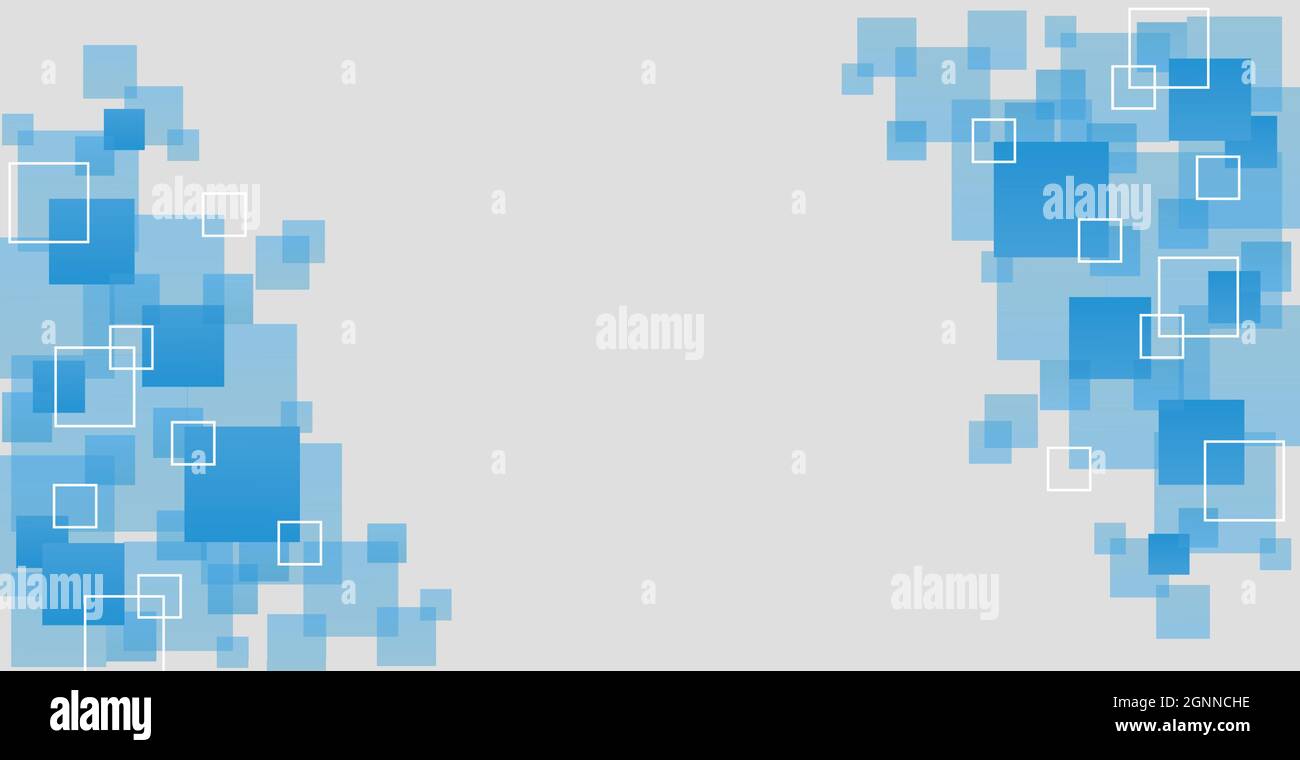 Abstract light background with many blue squares - Vector illustration ...