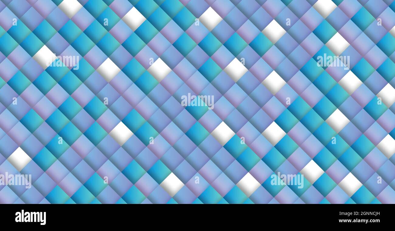 Abstract light background with many blue squares - Vector illustration ...