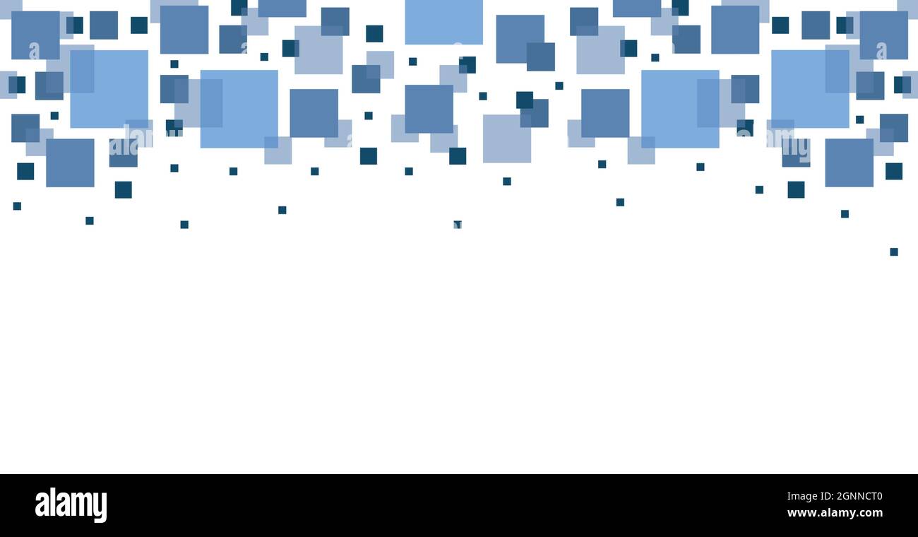 Abstract light background with many blue squares - Vector illustration ...