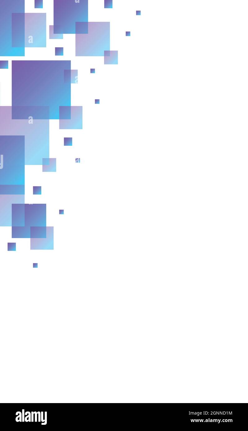 Abstract light background with many blue squares - Vector illustration ...