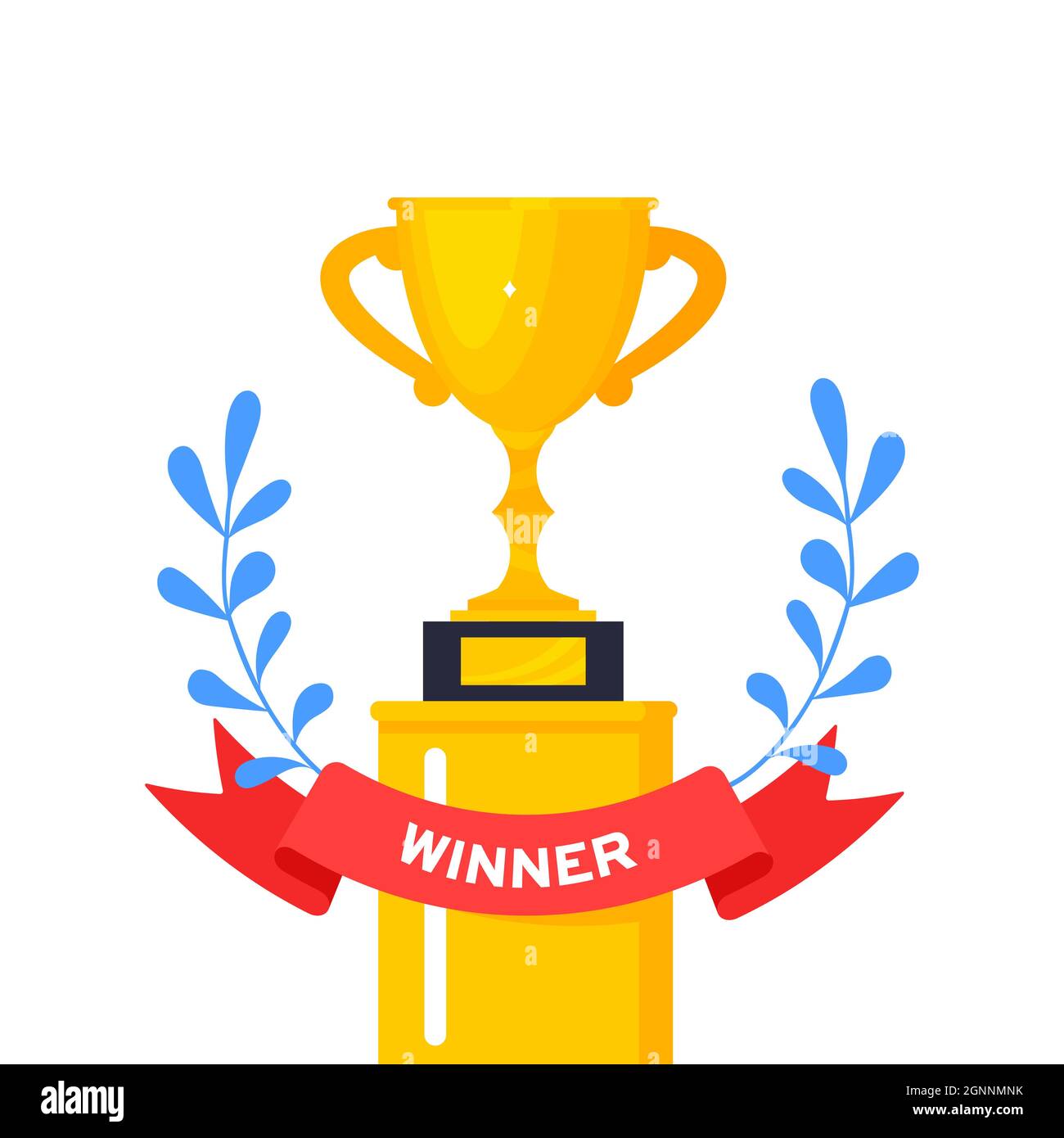 Trophy Logo Design, Award Winner Championship Trophy Vector, Success Brand  Stock Vector Image & Art - Alamy