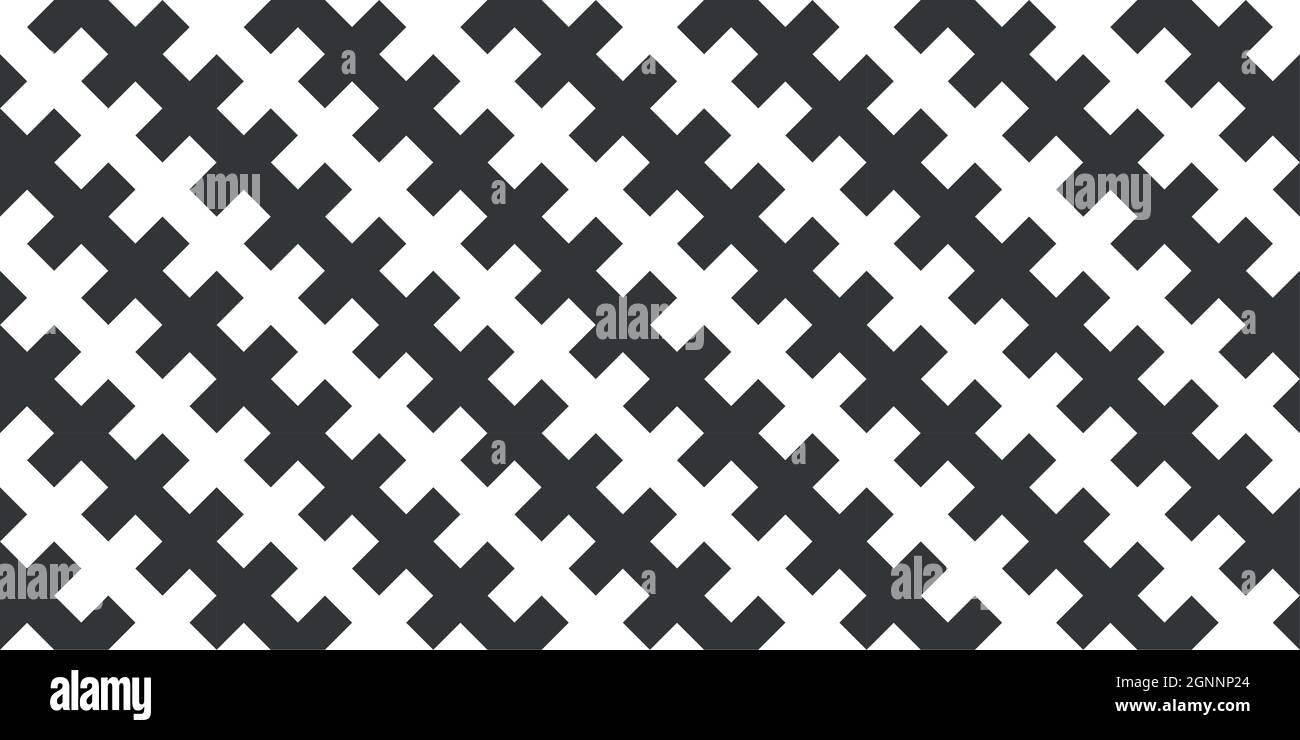 Abstract Black And White Geometric Background Patterns Vector Art Stock Vector
