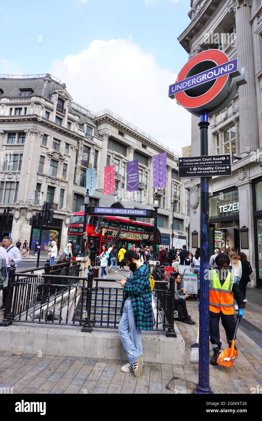 Oxford Circus Station, London, United Kingdom Stock Photo Alamy