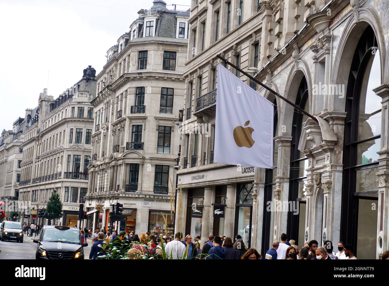 Apple Store on Regents Street, London, United Kingdom Stock Photo