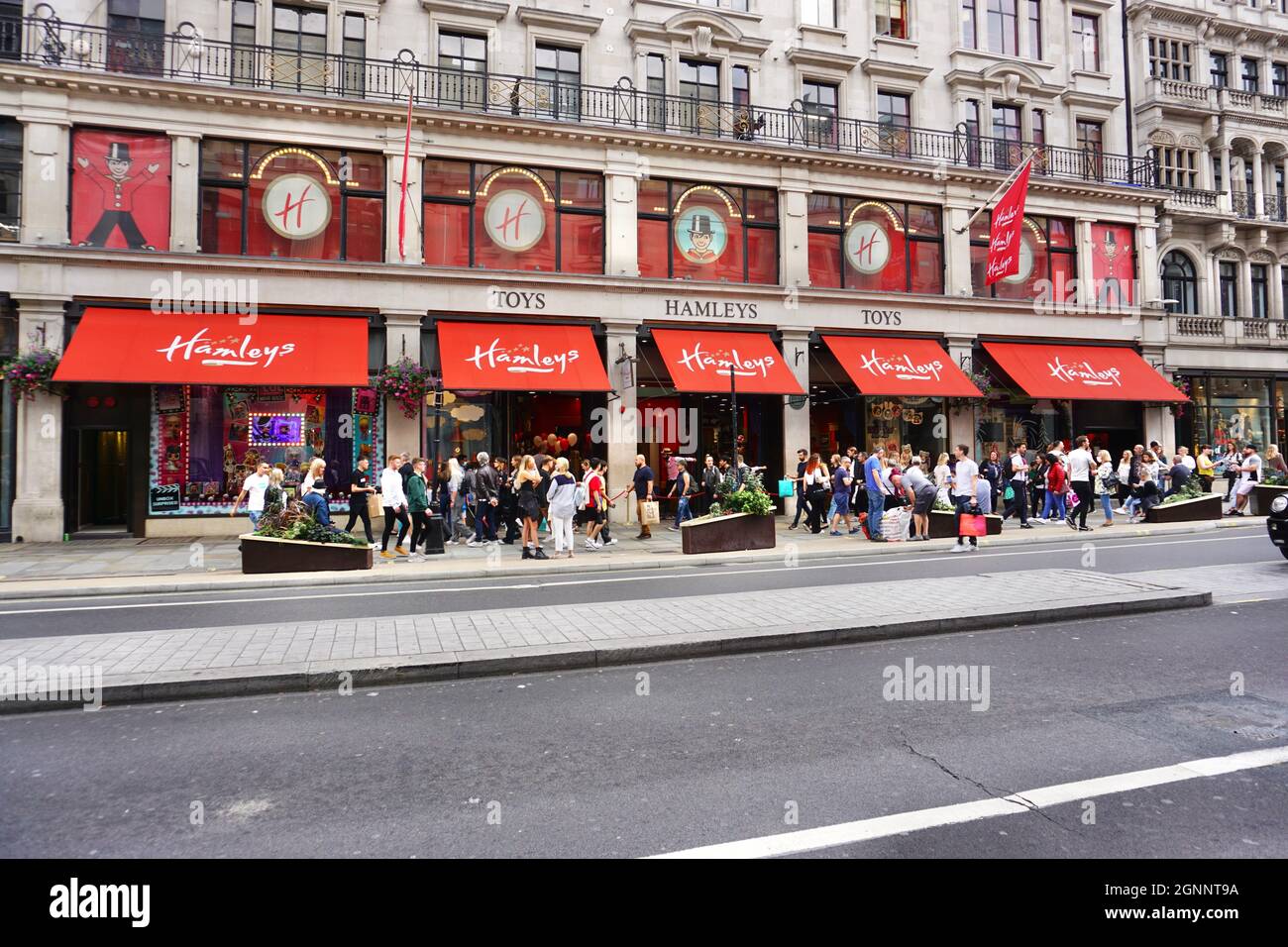 Hamley's Toy Store on Regent Street, London, United Kingdom Stock Photo