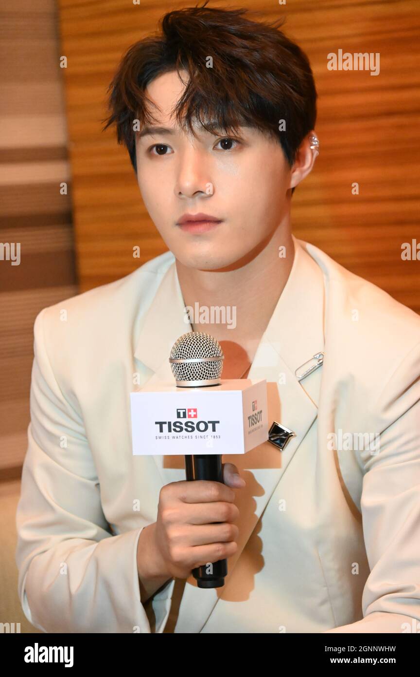 Chinese Actor Huang Shengchi Attends Tissot New Product Launch In Shanghai China 27 September 2021 Photo By Chinaimages Sipa Usa Stock Photo Alamy
