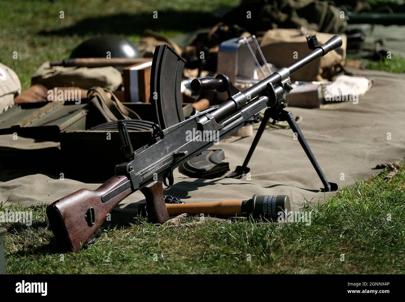 The Bren gun was a series of light machine guns made by Britain in the