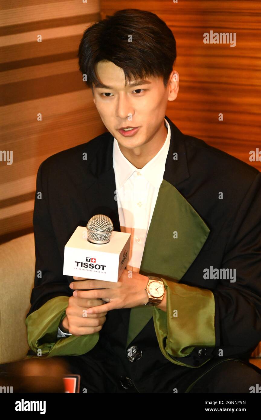 Chinese actor Xu Fangzhou attends Tissot new product launch in