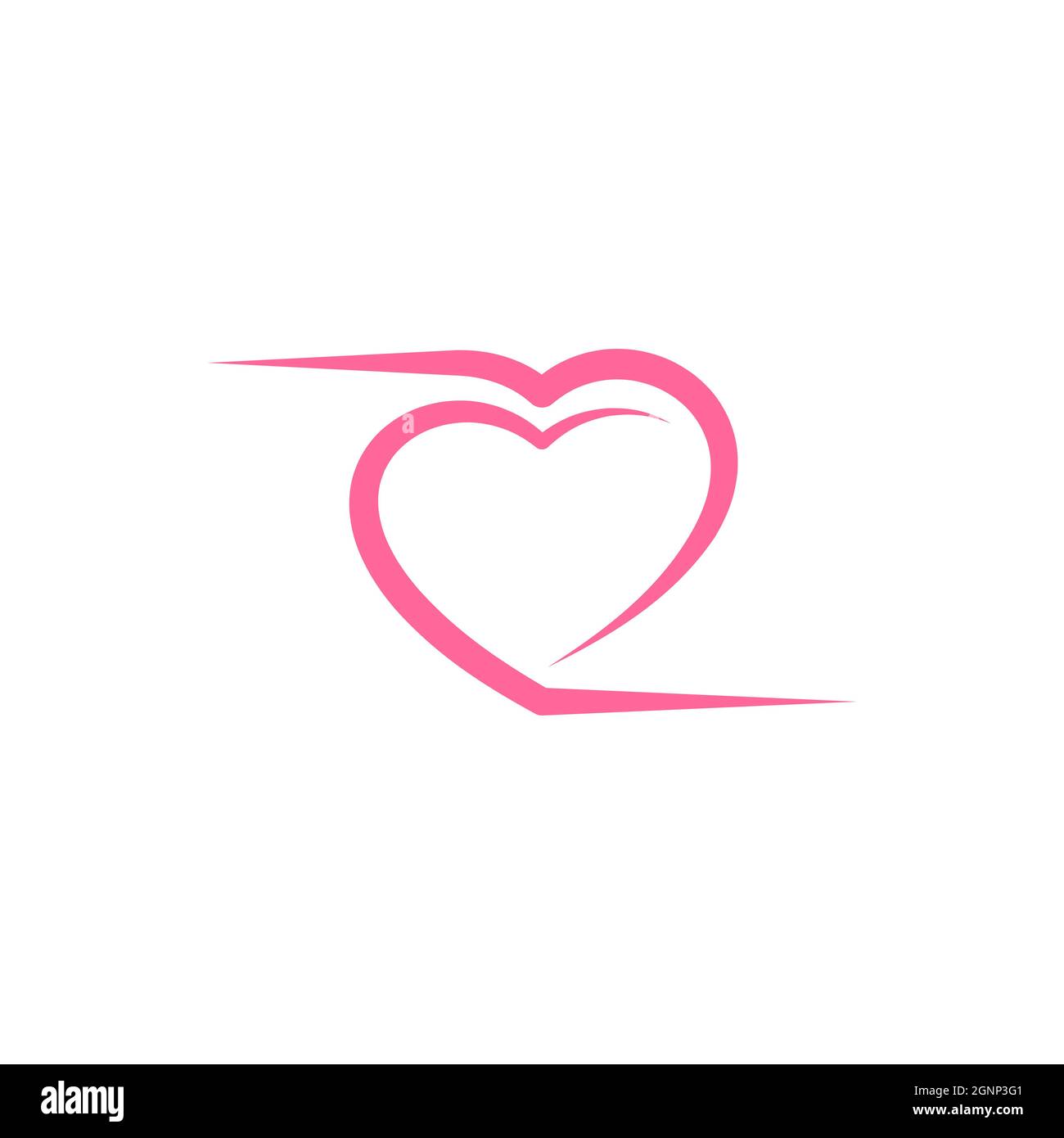 Heart icon vector stock illustration logo design template. Vector eps ...