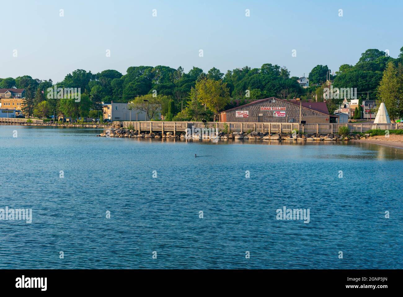 St. Ignace, MI July 14, 2021 Indian Village store in St. Ignace, MI