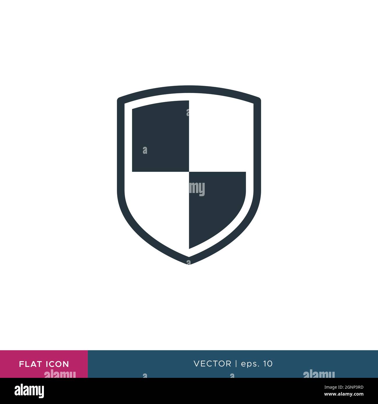 Shield icon vector stock illustration design template. Vector eps 10 ...