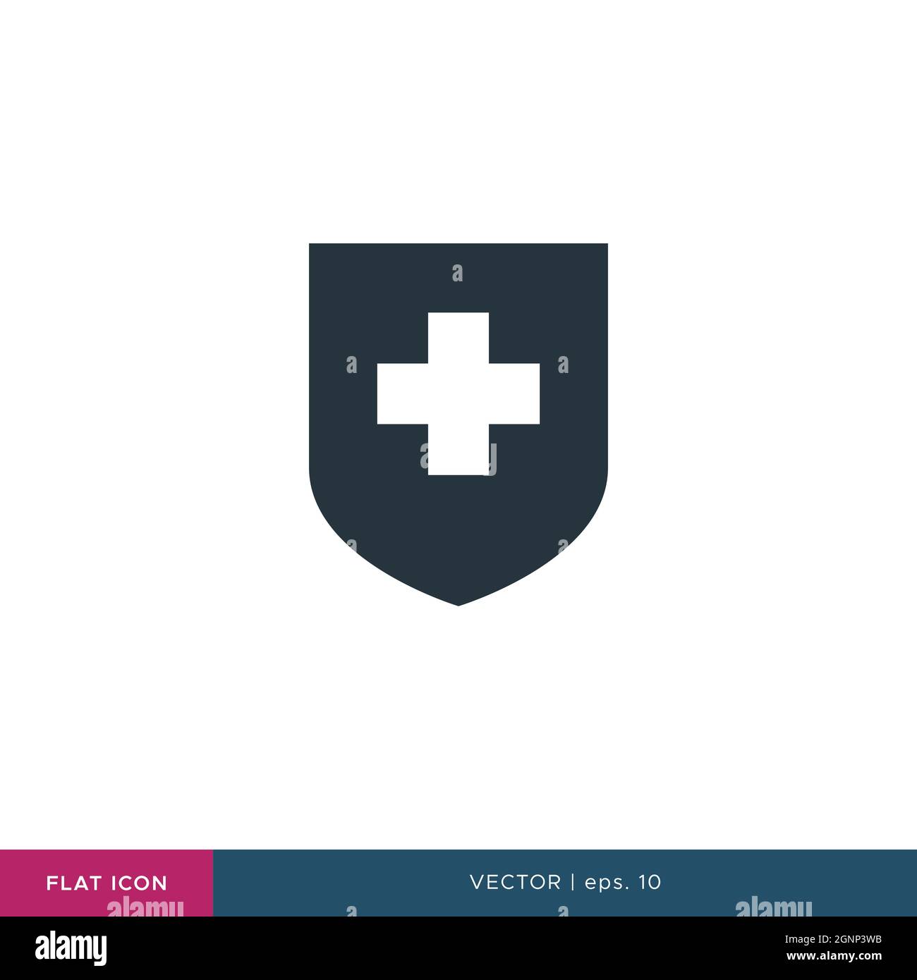 Shield icon vector stock illustration design template. Vector eps 10. Stock Vector
