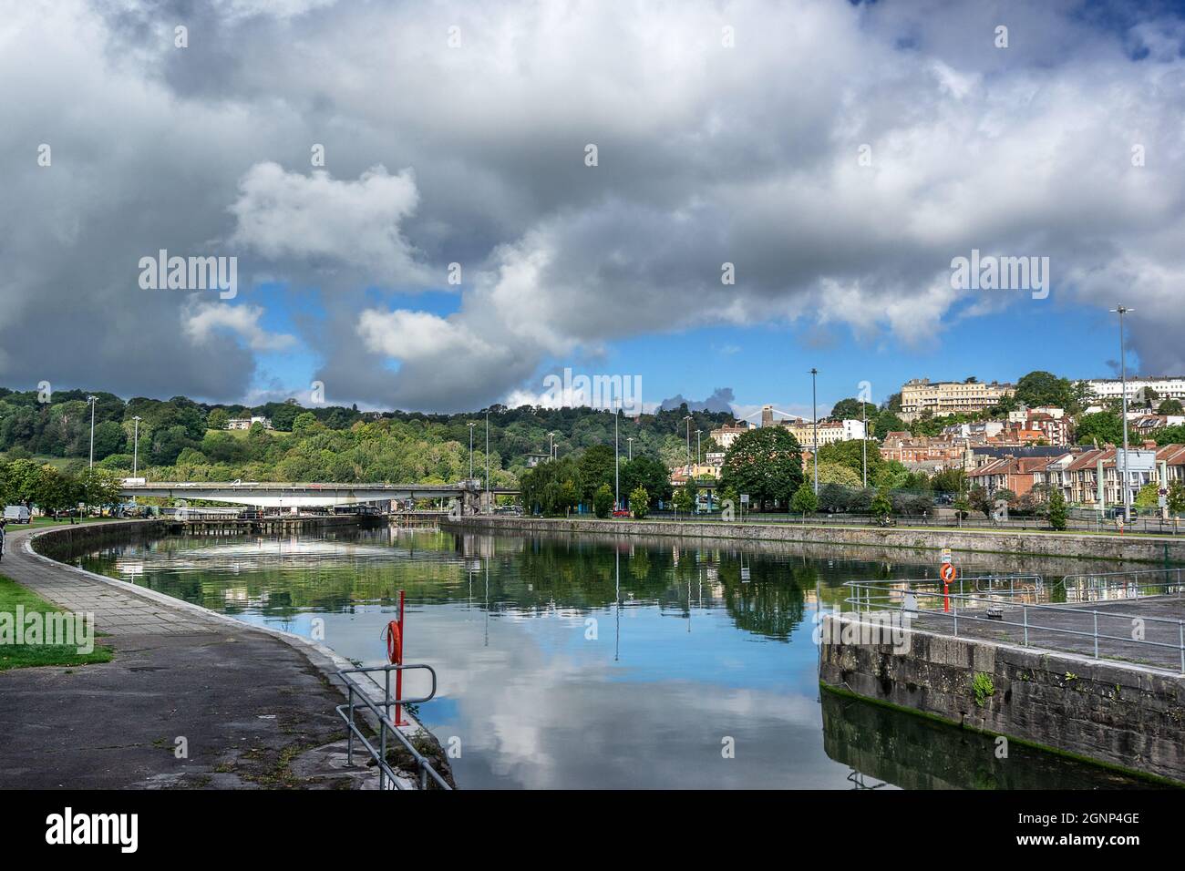 Cumberlnd Basin in Bristol Stock Photo