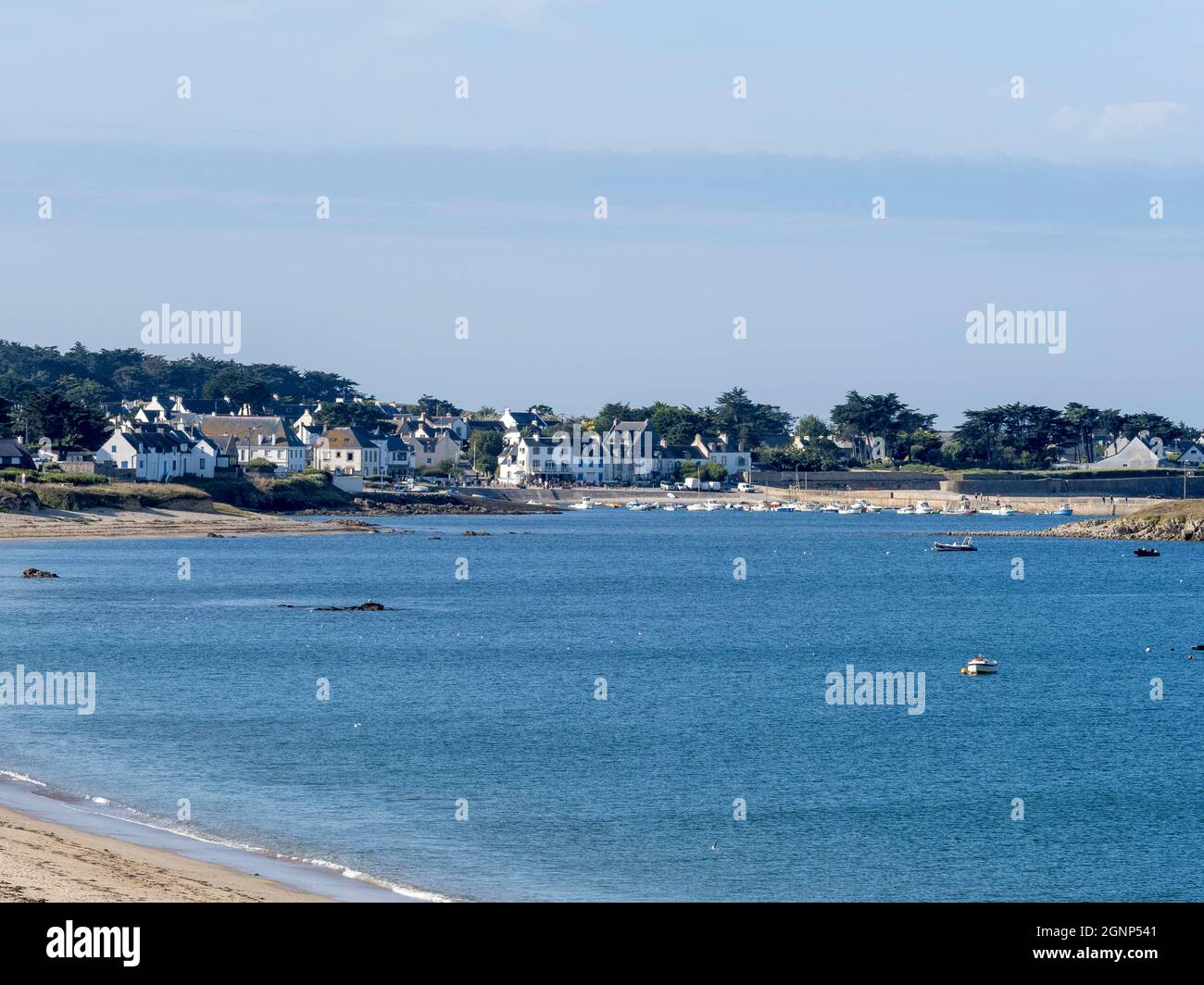 Portivy, Quiberon, Morbihan, Brittany, France. Stock Photo