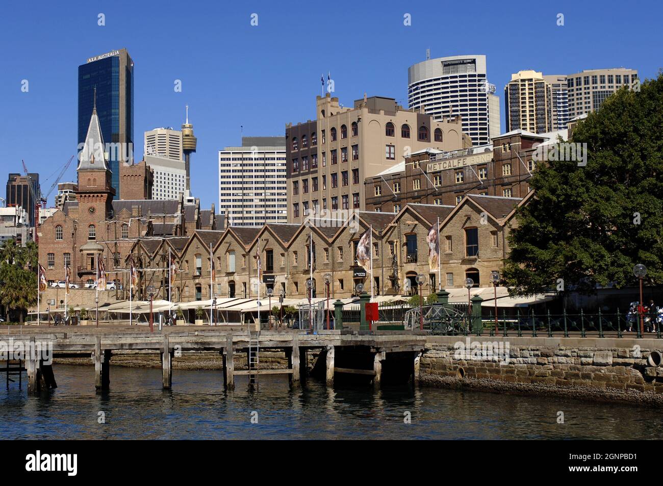 Old harbour of Sydney, Australia, Sydney Stock Photo