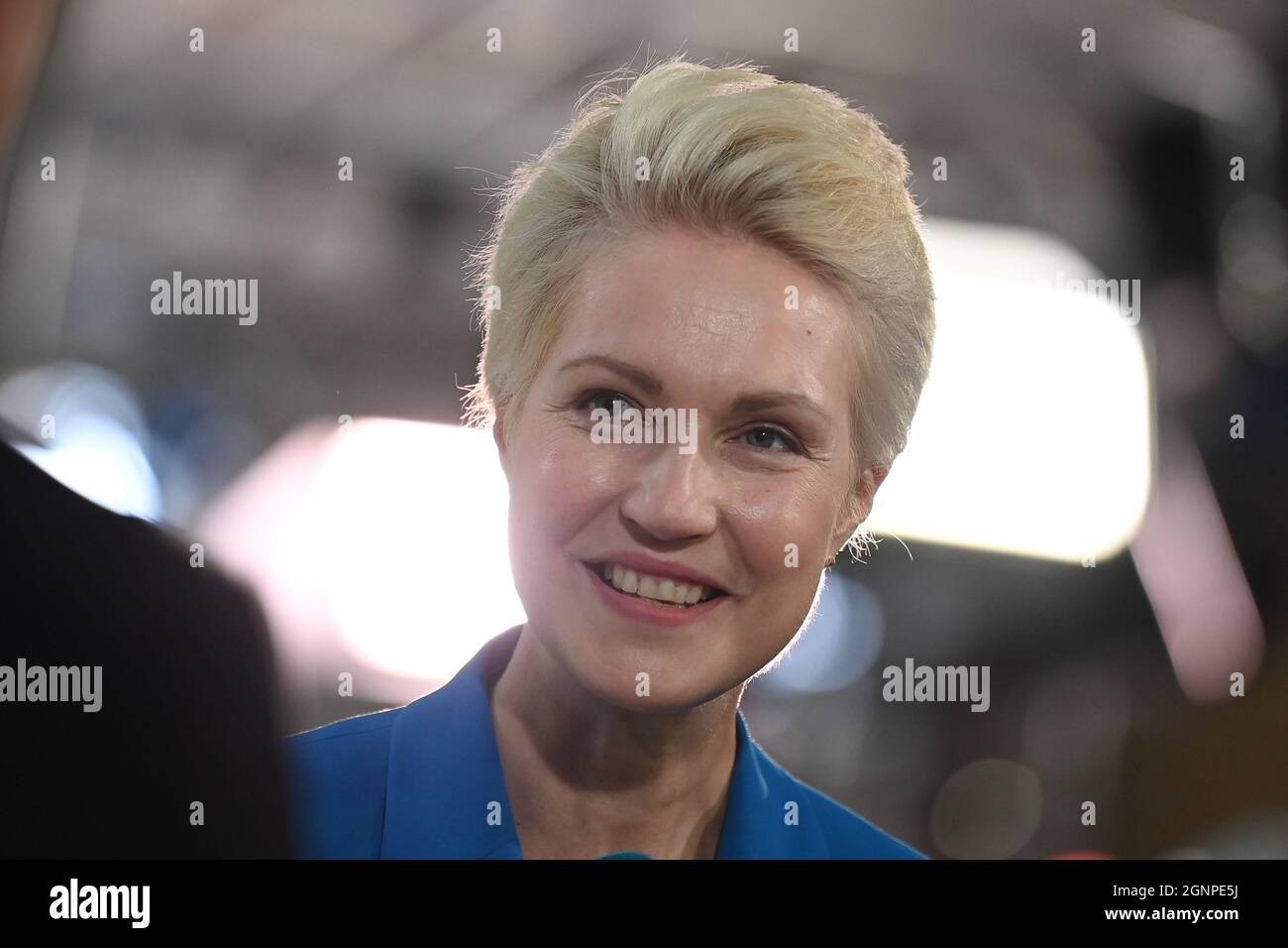 Berlin, Germany. 27th Sep, 2021. Manuela Schwesig (SPD), the Minister ...