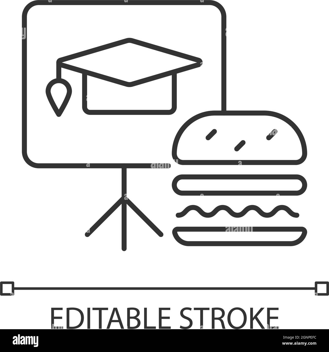 Food line at corporate event hi-res stock photography and images - Alamy
