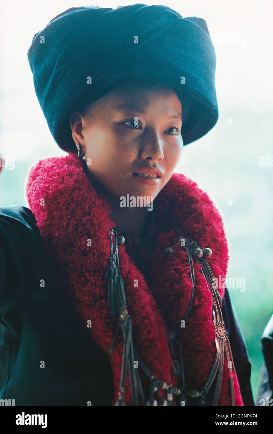Thailand. Chiang Rai. Ban Chan Glod village. Yao Tribe. Woman. Stock Photo