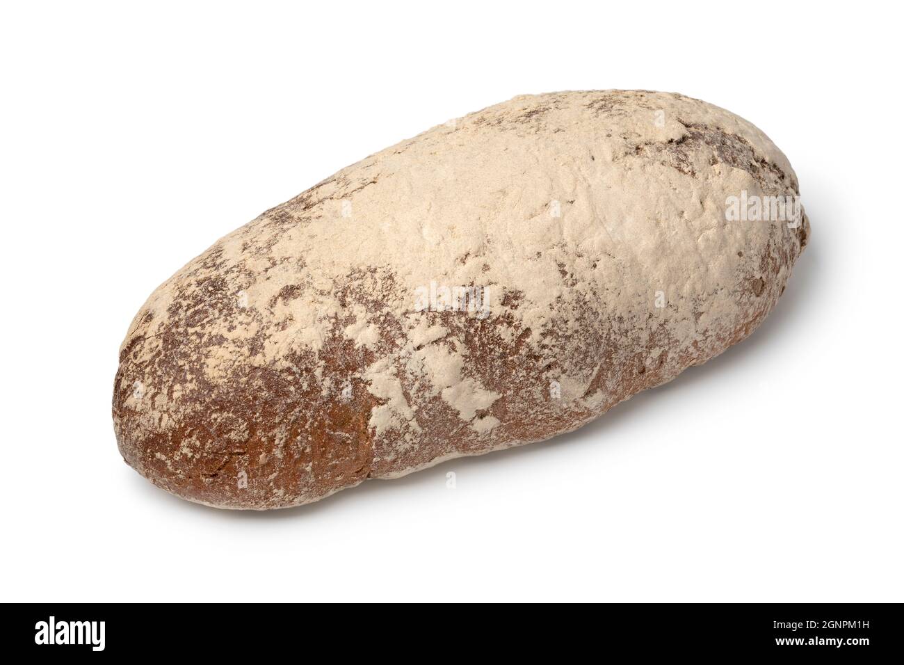 Traditional fresh whole German sourdough bread isolated on white background Stock Photo Alamy