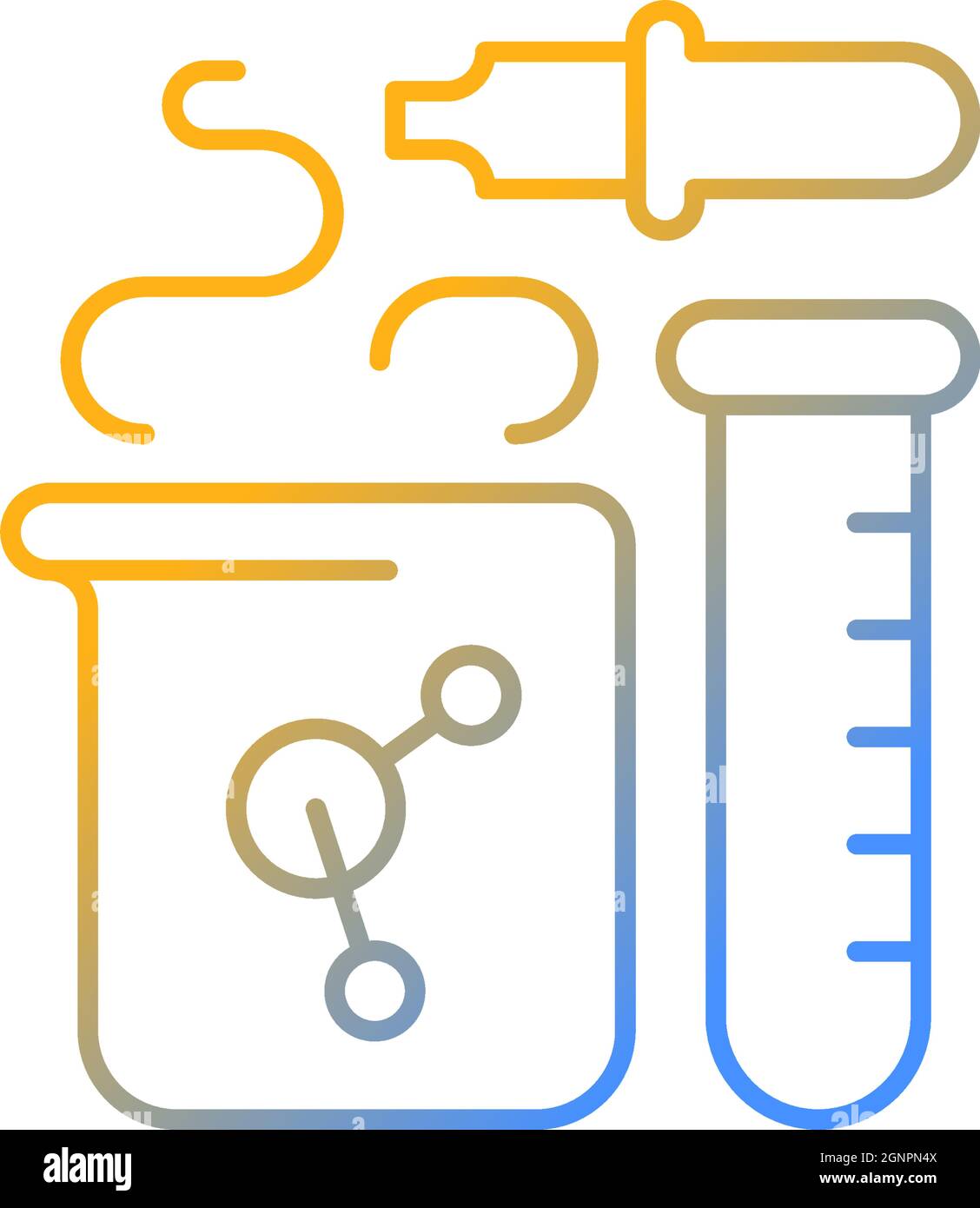 Chemistry gradient linear vector icon Stock Vector Image & Art - Alamy