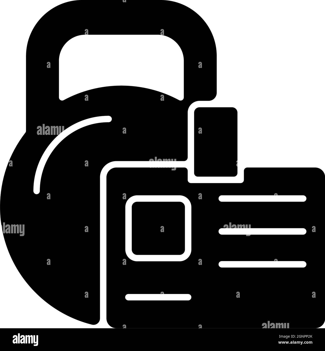 Gym membership black glyph icon Stock Vector Image & Art Alamy