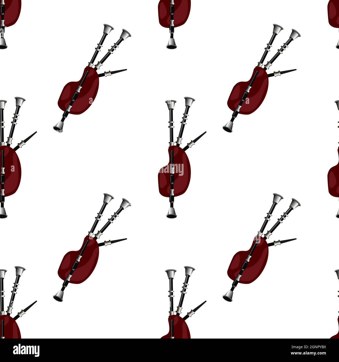 Tartan bagpipes Stock Vector Images - Alamy