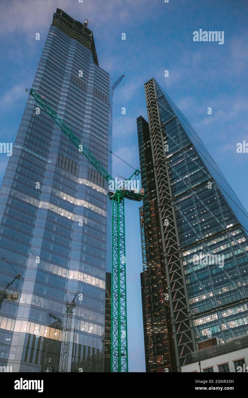 Construction from the City of London Stock Photo