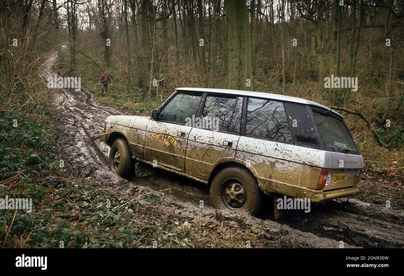 Camel Trophy training with Land Rover at Eastnor Castle Ledbury ...