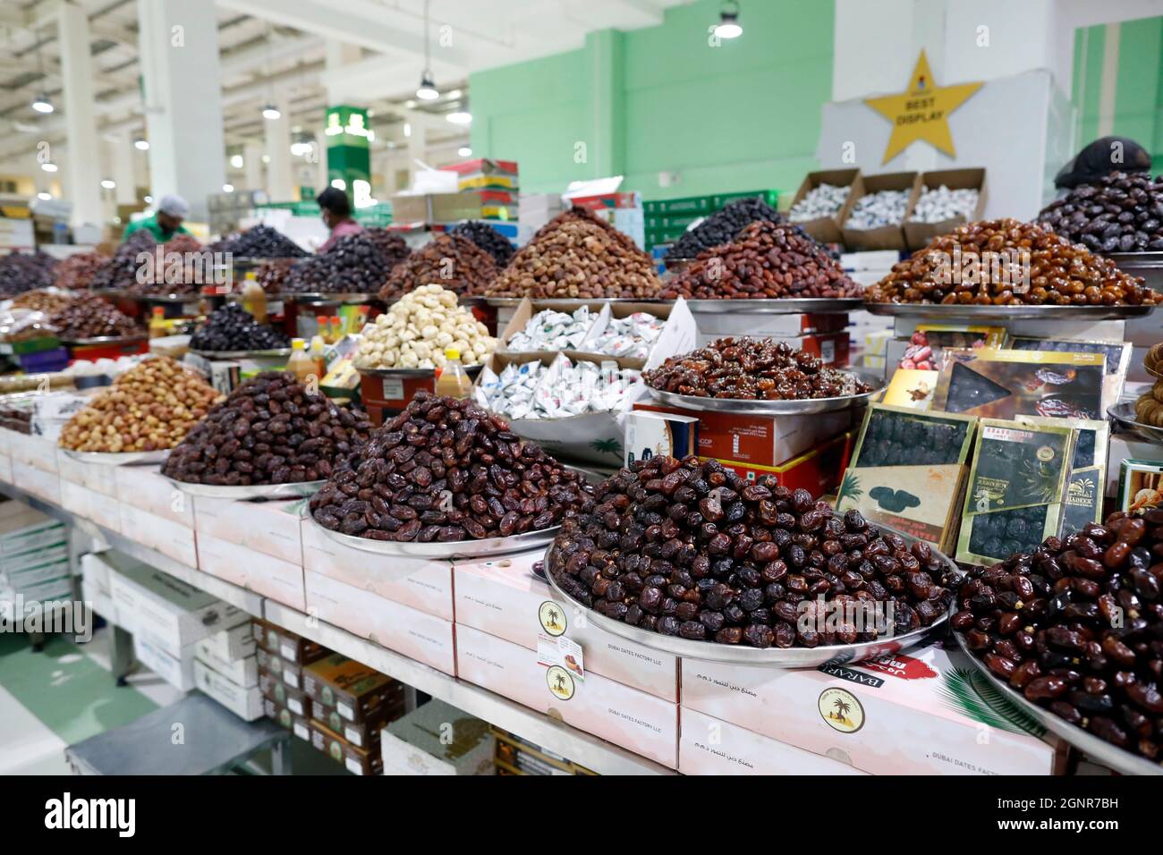 Fresh fruits and Vegetable market. Fresh dates. Dubai. United Arab Emirates  Stock Photo - Alamy