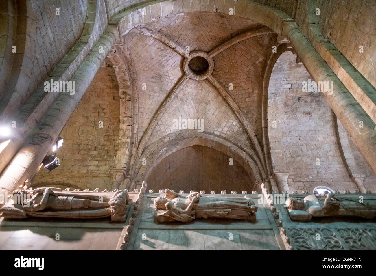 Royal Abbey of Monasteri de Santa Maria de Poblet, the royal tombs of