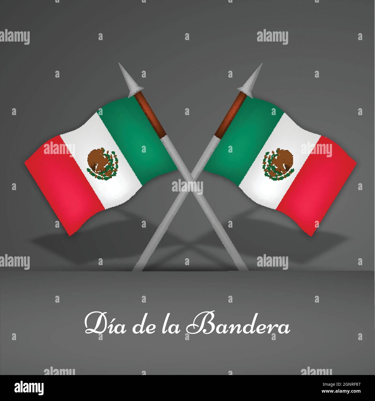 Mexico Flag Day Stock Vector