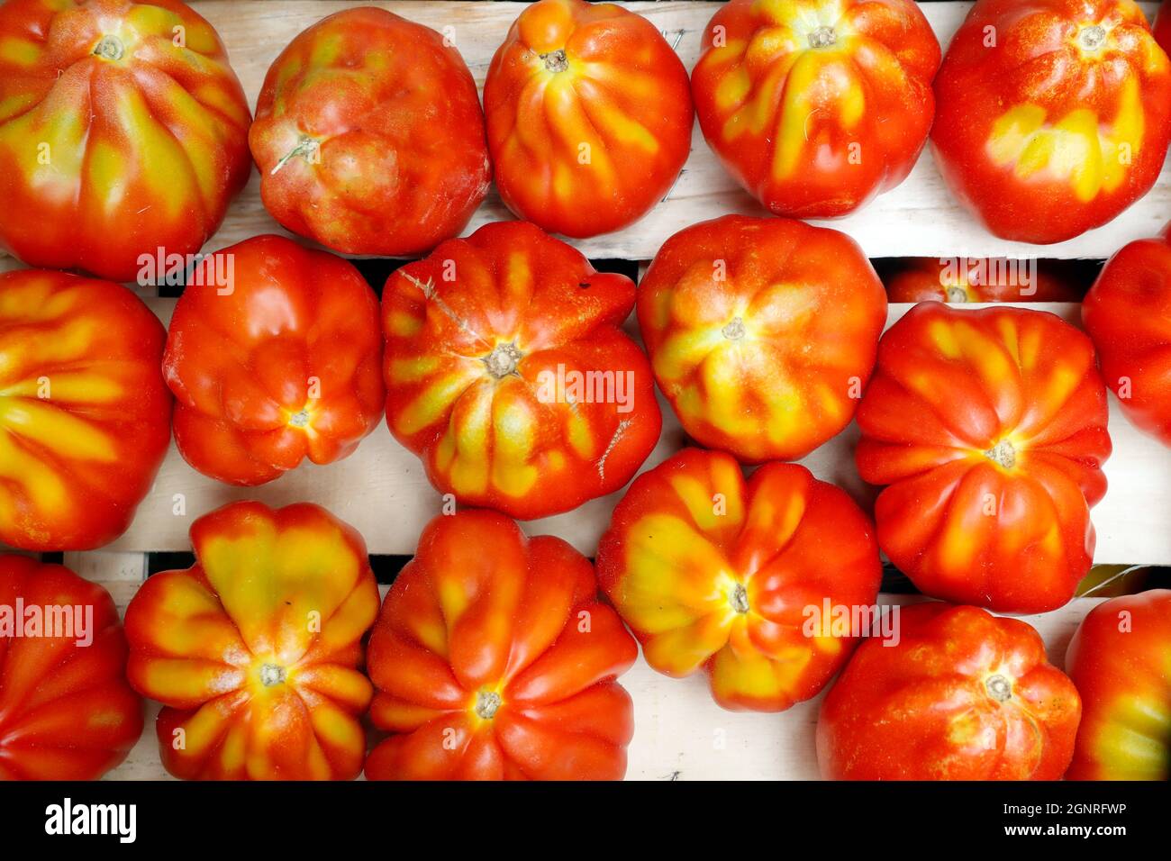 Tomatoes for sale at market Stock Photo Alamy