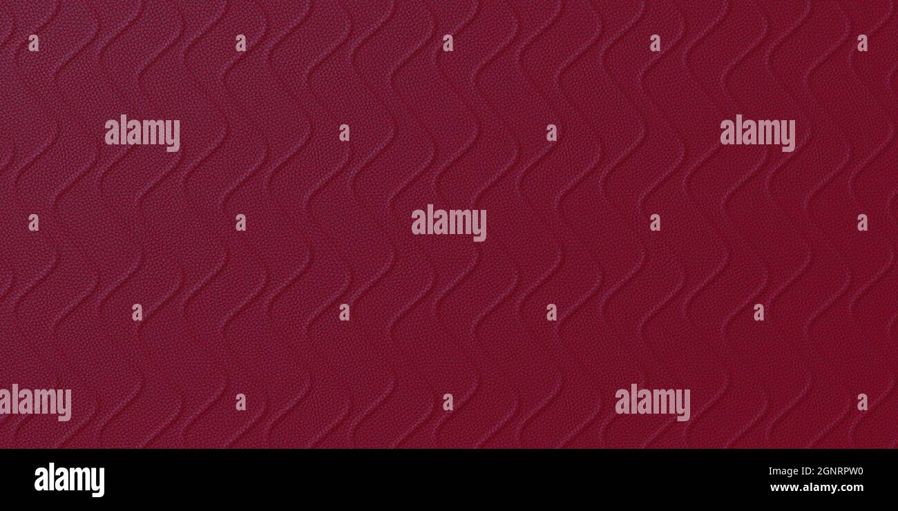 Red leather texture may be used as background Stock Photo