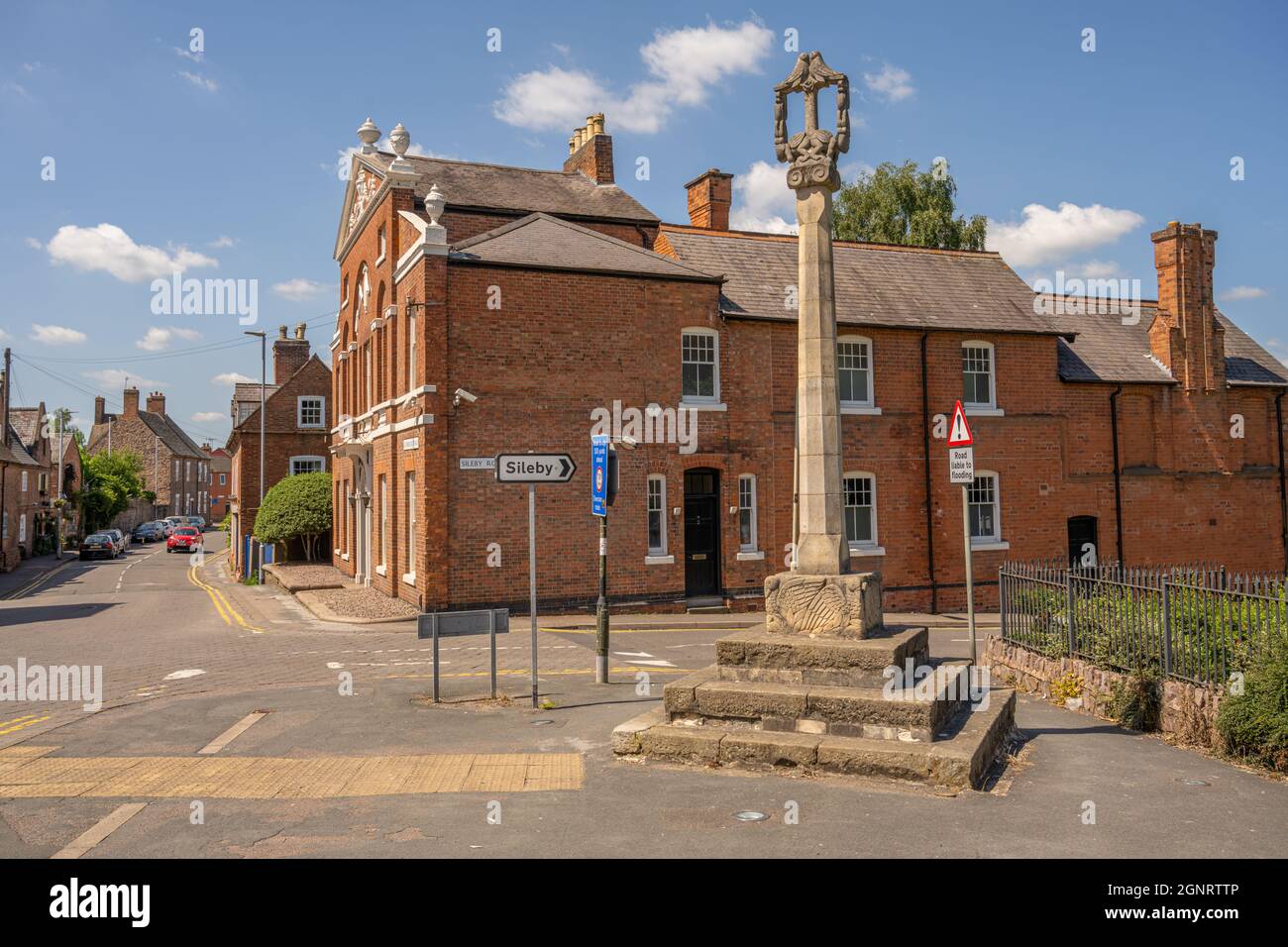 Old market cross in Mountsorrel Leicestershire Stock Photo