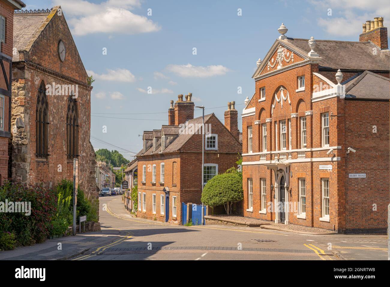 Main street in Mountsorrel Leicestershire Stock Photo