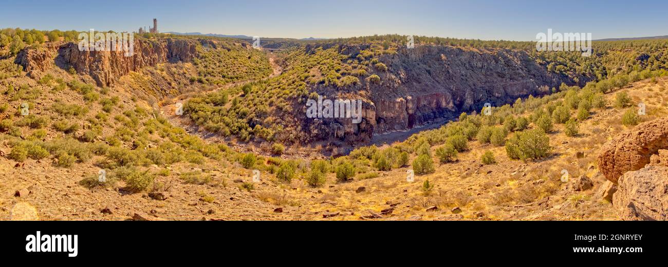Panorama of Hell Canyon near Drake Arizona in the Prescott National