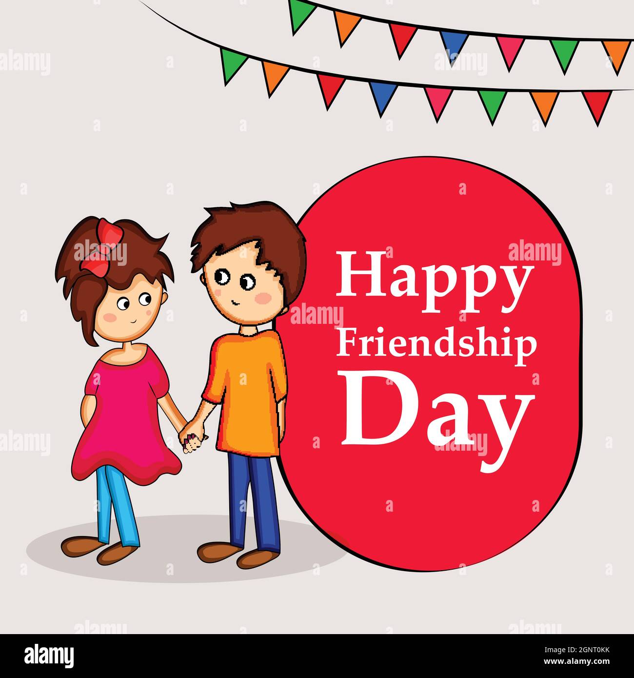 Friendship Day Background Stock Vector Image & Art - Alamy