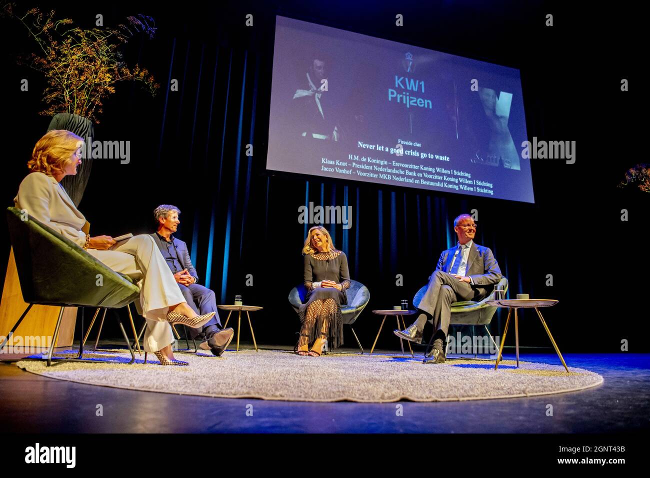Queen Maxima Participates In A Conversation About Entrepreneurship At The Fourth King Willem I Lecture After The Program There Is A Private Dinner With Among Others Former Winners Of The Company Awards
