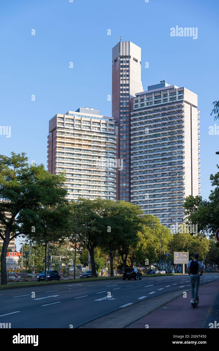 Urban skyscrapers reaching for sky in Cologne, Germany Stock Photo - Alamy