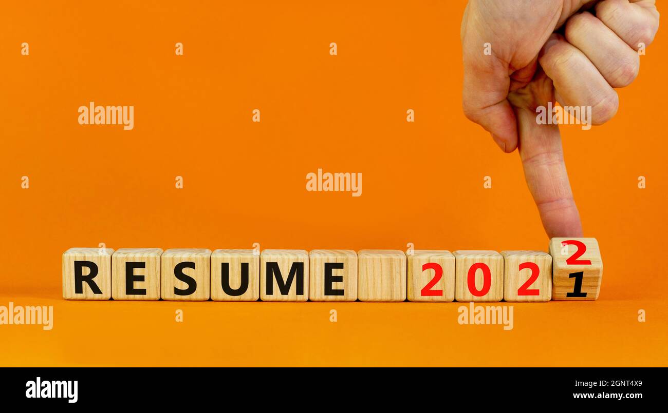 2022 Resume With Picture Background