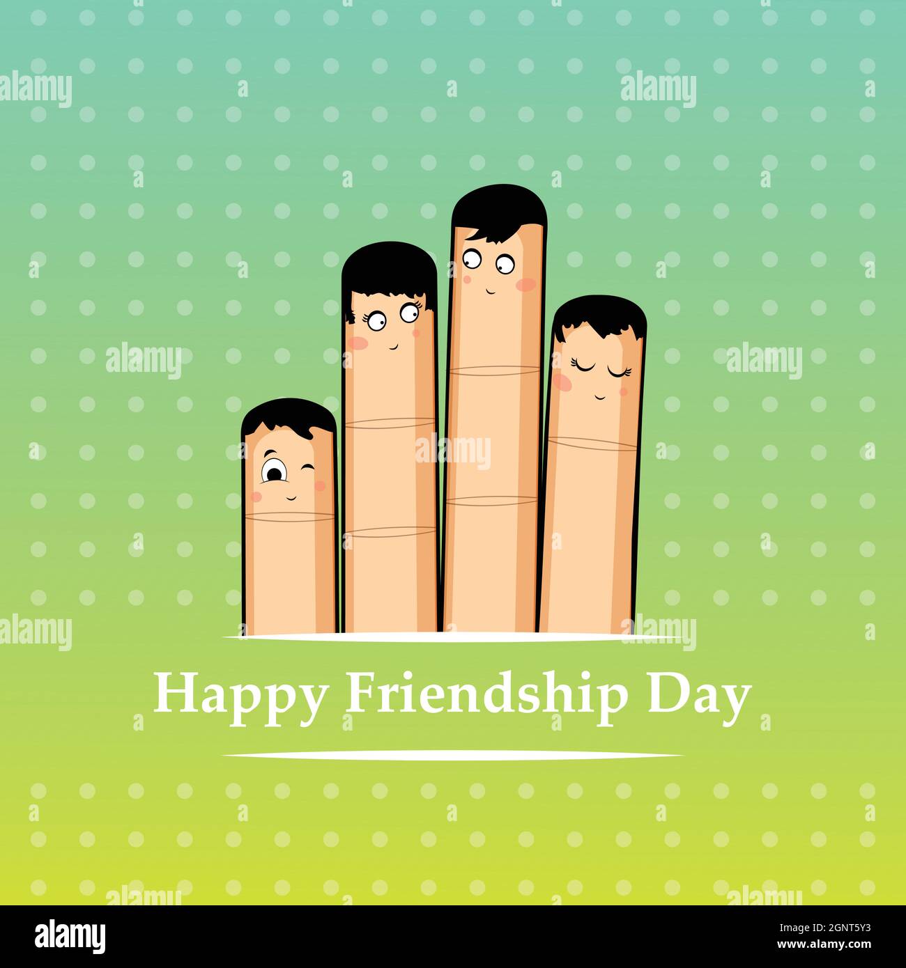 friendship-day-background-stock-vector-image-art-alamy