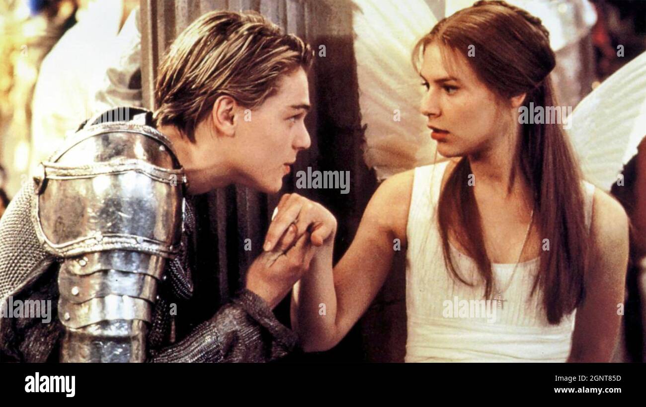 ROMEO = JULIET 1996 2oth Century Fox film with Claire Danes and Leonardo DiCaprio Stock Photo