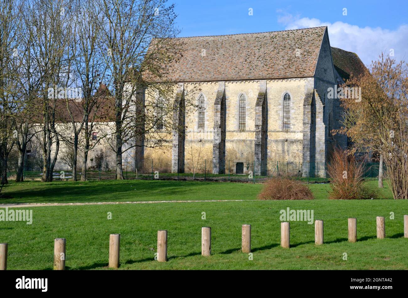 France, Seine-et-Marne (77), Coulommiers, La commanderie dans le quartier des Templiers, la chapelle Sainte Anne // France, Seine-et-Marne, Coulommier Stock Photo