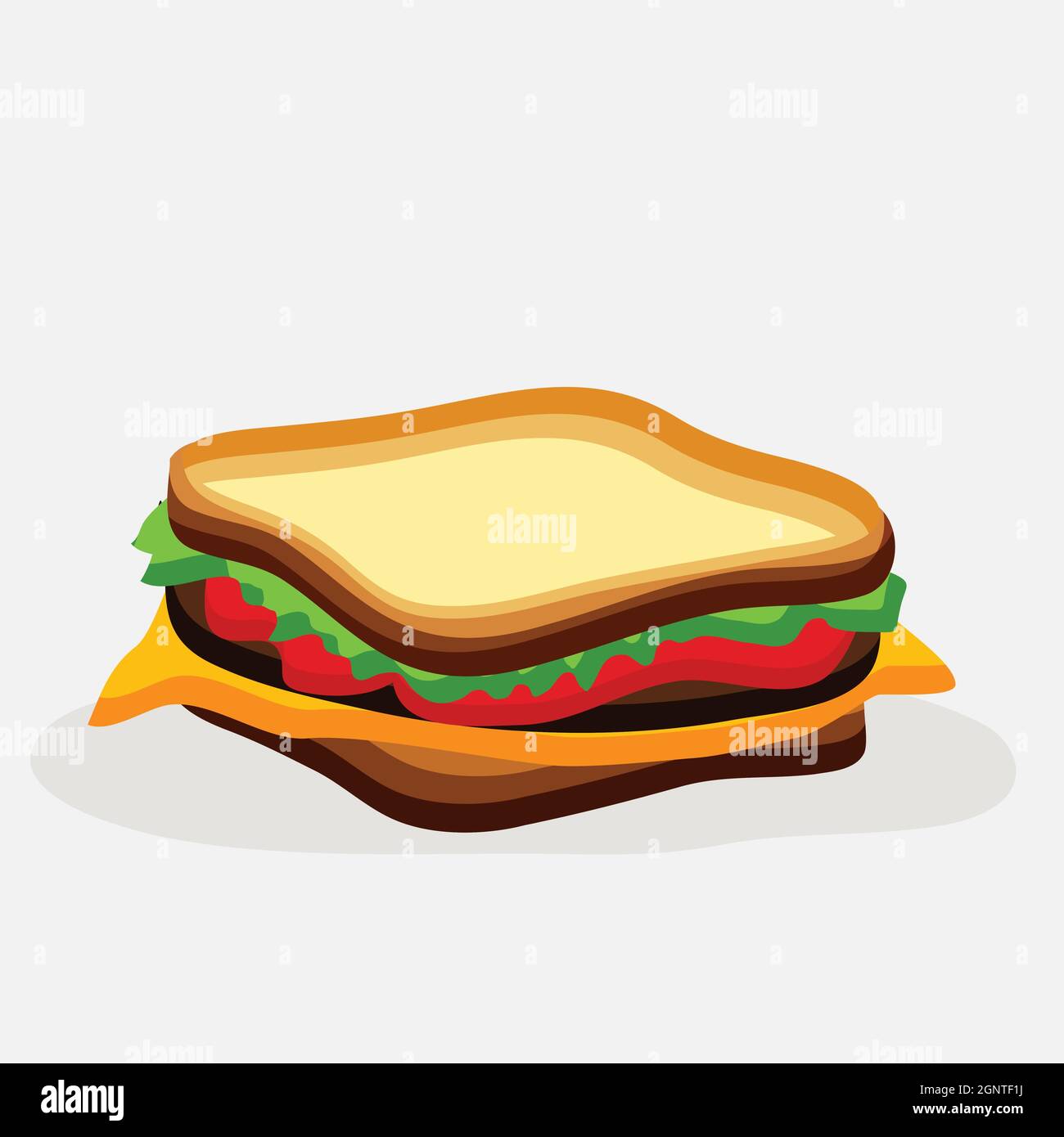 Fast Food Background Stock Vector