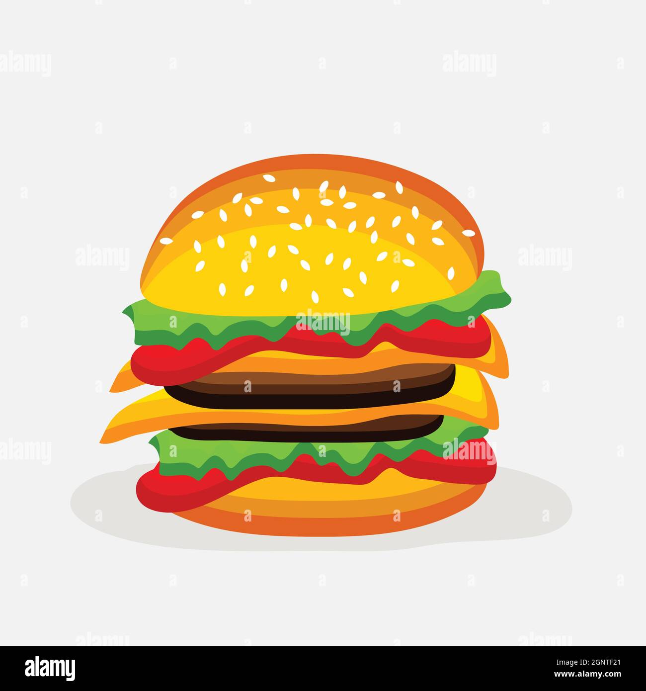 Fast Food Background Stock Vector Image & Art - Alamy
