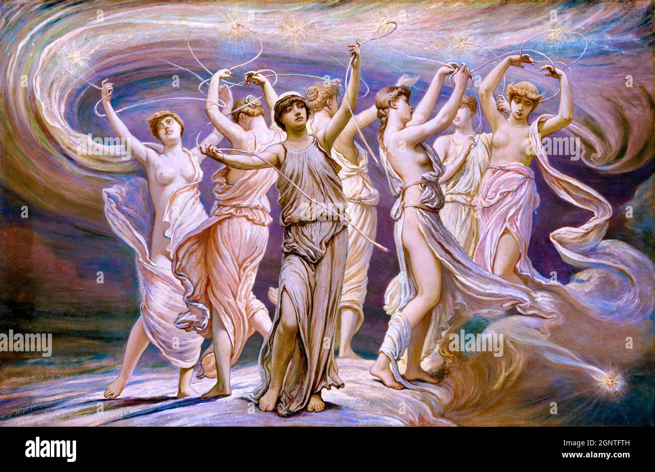 Pleiades mythology hi-res stock photography and images - Alamy