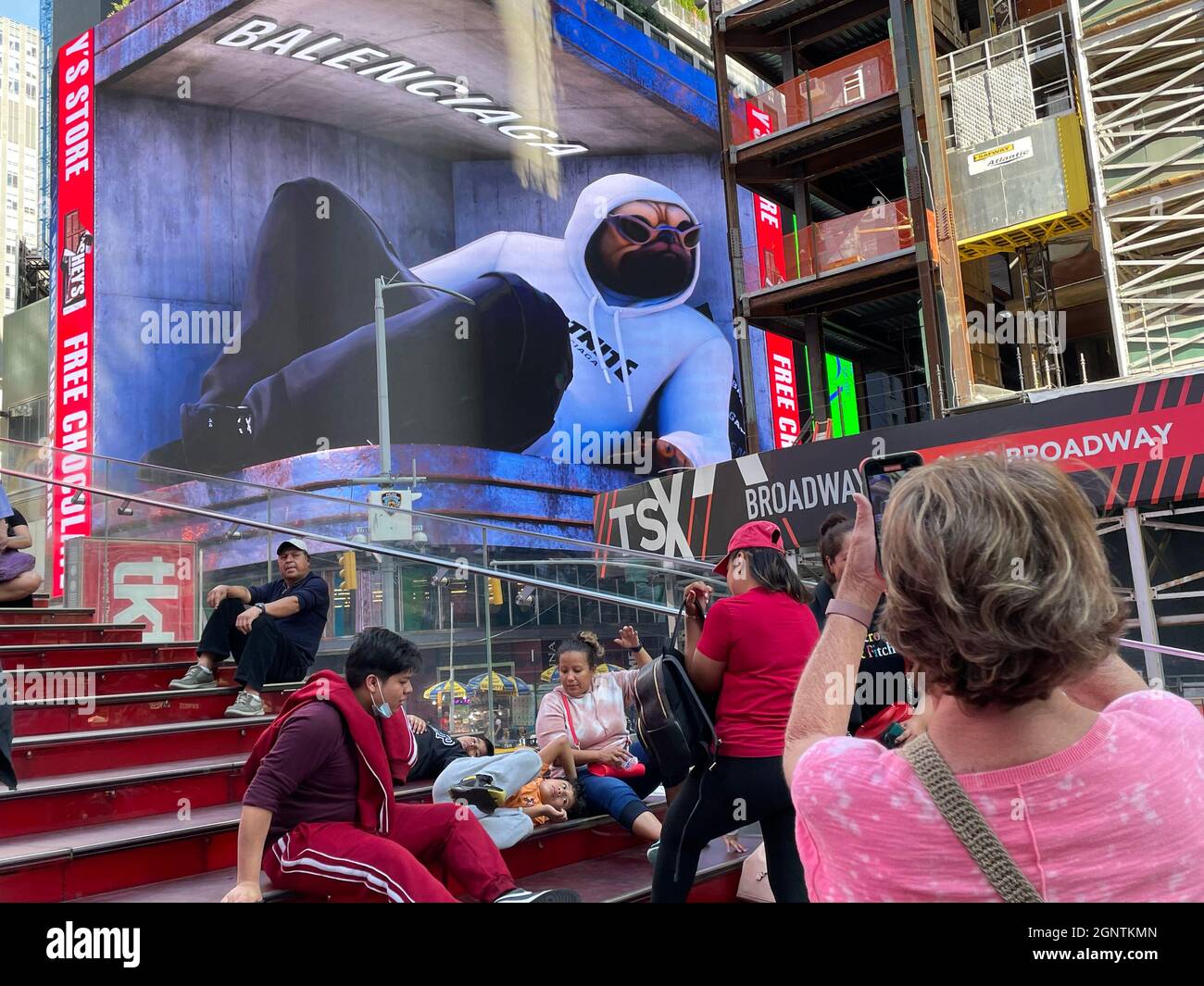 New York NY Sept 27: Balenciaga's 3D Fortnite billboard in Times Square NYC  Credit: Rainmaker/MediaPunch Stock Photo - Alamy